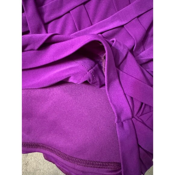 TADASHI SHOJI DESIGNER DRESS PURPLE small - Picture 5 of 6